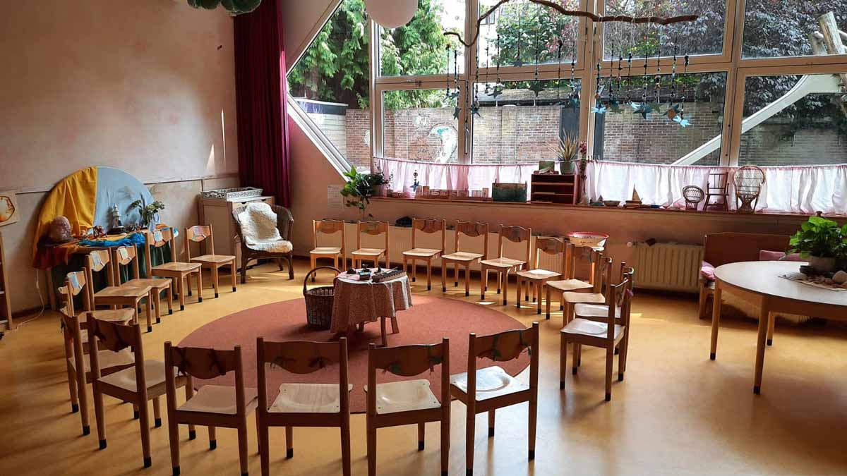 Een Vrijeschool kleuterklas in Utrecht